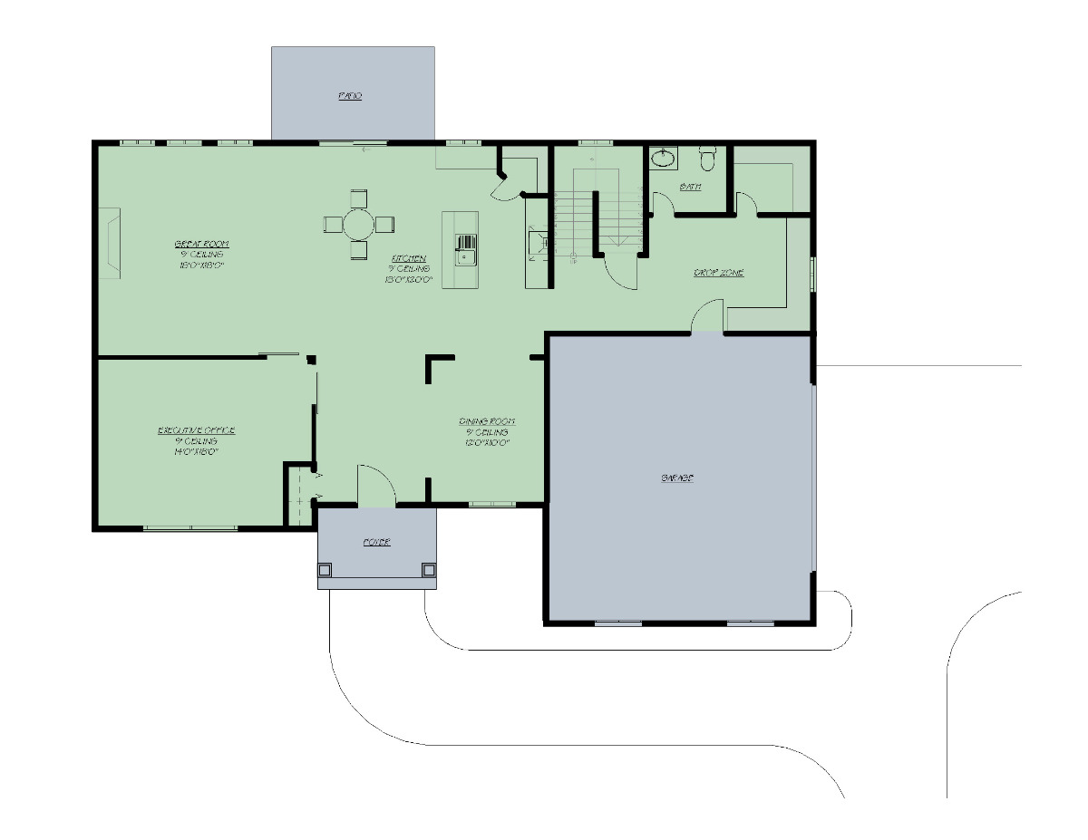 Custom Two Story Floor Plans The Ballantine PH Design